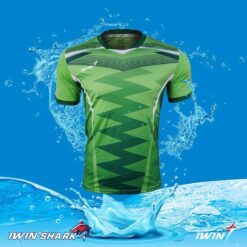 Áo Bóng Đá Khong Logo Shark Xanh Lá