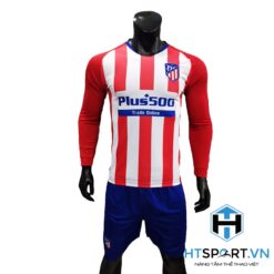 Áo Dài Tay Atletico đỏ Trắng