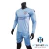 áo Dài Tay Man City Xanh