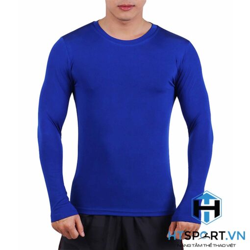 Áo Tập Gym Tay Dài Unique Xanh Biển