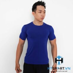 Áo Tập Gym Tay Ngắn Unique Xanh Biển