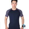 Áo Tập Gym Tay Ngắn Unique Xanh Đen