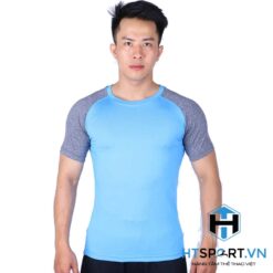 Áo Tập Gym Tay Ngắn Unique Xanh Ngọc