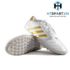 Giày Bóng Đá Wika 3 Sọc Tf Trắng Vàng