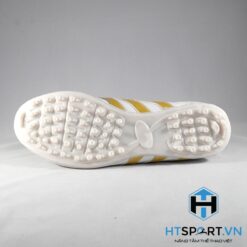 Giày Wika 3 Sọc TF - Trắng Vàng 16 Giày Bóng Đá Wika