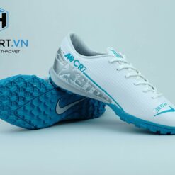 Giày Đá Bóng Xstorm Mcr7 Trắng Xanh Ngọc