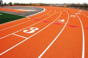 thi công đường chạy điền kinh