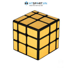 RuBik Tráng Gương Vàng, Rubik Mirror 3x3 Khối Lập Phương Ma Thuật Viền Đen - Gold