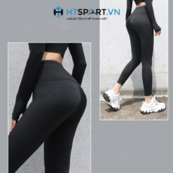 quần tập gym yoga nữ poly không túi QG02
