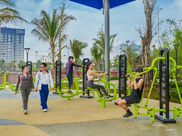 Thi công khu tập thể dục ngoài trời/ công viên trọn gói 5 HT Sport - nhà thầu thi công khu tập thể dục ngoài trời/ công viên uy tín