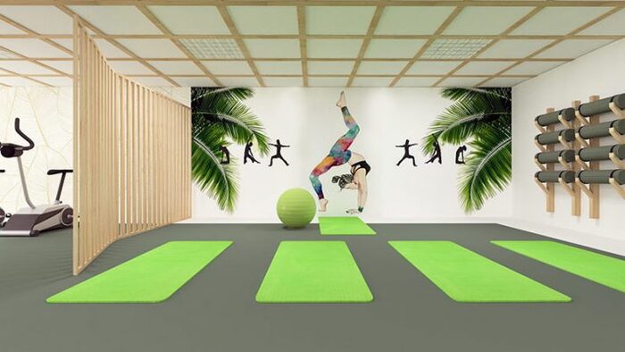 Tư vấn thiết kế thi công phòng tập Aerobic - thể dục thẩm mỹ 2 Quy trình thi công phòng tập Aerobic tại HT Sport