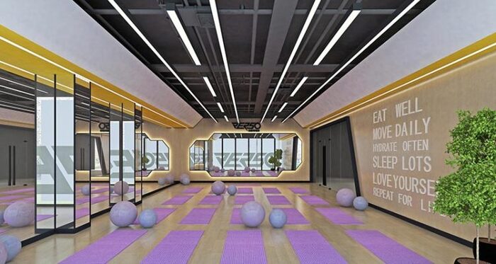 Tư vấn thiết kế thi công phòng tập Aerobic - thể dục thẩm mỹ 3 Tiến hành thi công phòng tập Aerobic