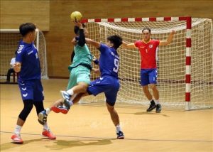 thi công sân bóng ném