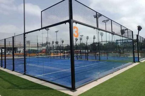 thi công sân padel