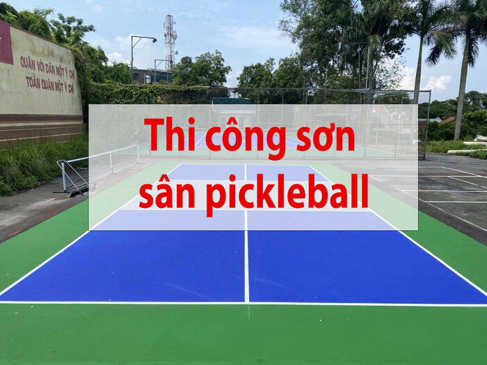 Thi công sân pickleball trọn gói tiêu chuẩn USAPA 4 Thi cong san pickleball 1 1