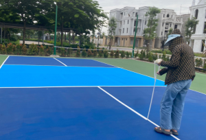 thi công sân pickleball ở quận 11
