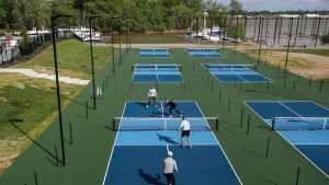 thi công sân pickleball ở quận 7