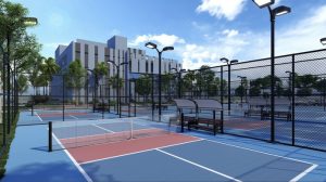 thi công sân pickleball ở quận 8